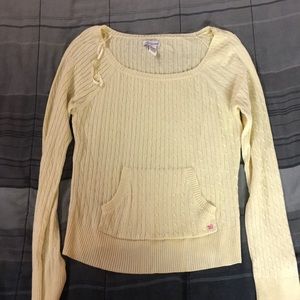 Yellow long sleeve sweater